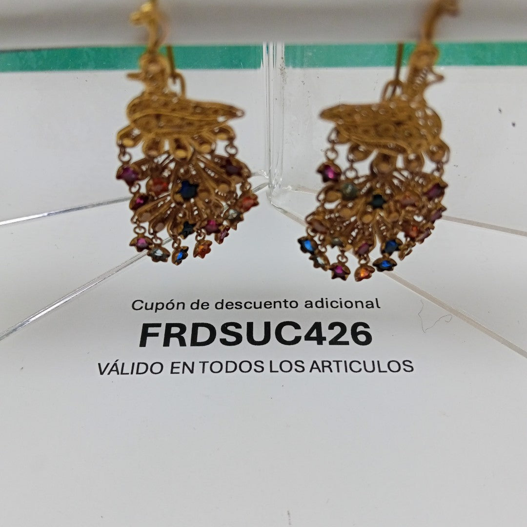 ARETES PAR ORO 8 K 8.5 GRMS (SEMINUEVO)