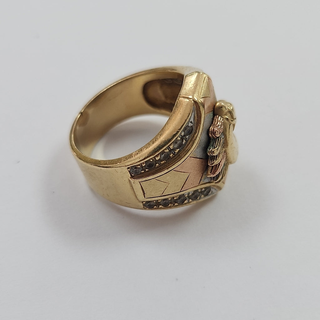 ANILLO ORO 14 K 11.7 GRMS (SEMINUEVO)
