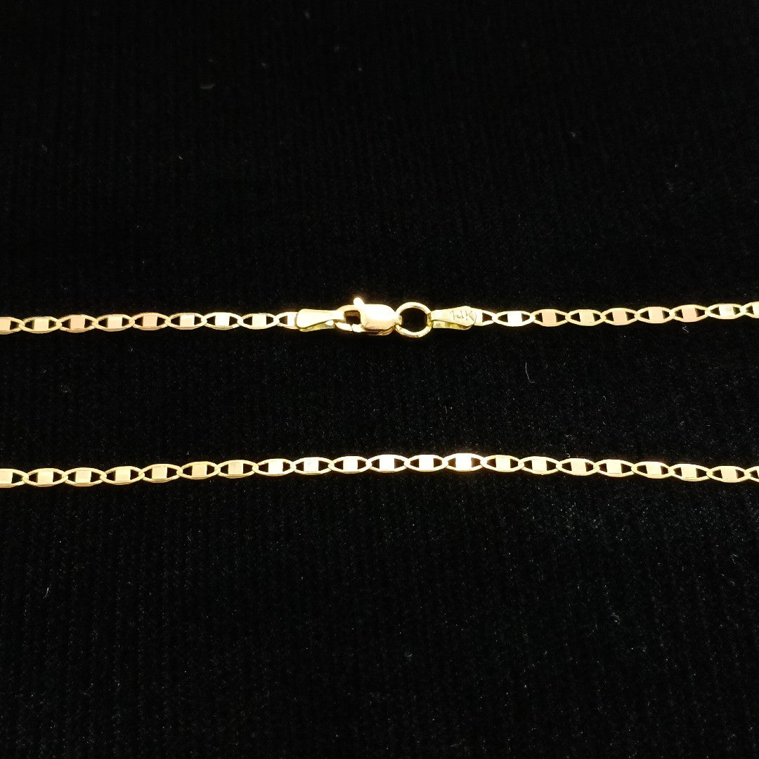CADENAS GUCHI ORO 14K 55 CM 3.6 GR (NUEVO)