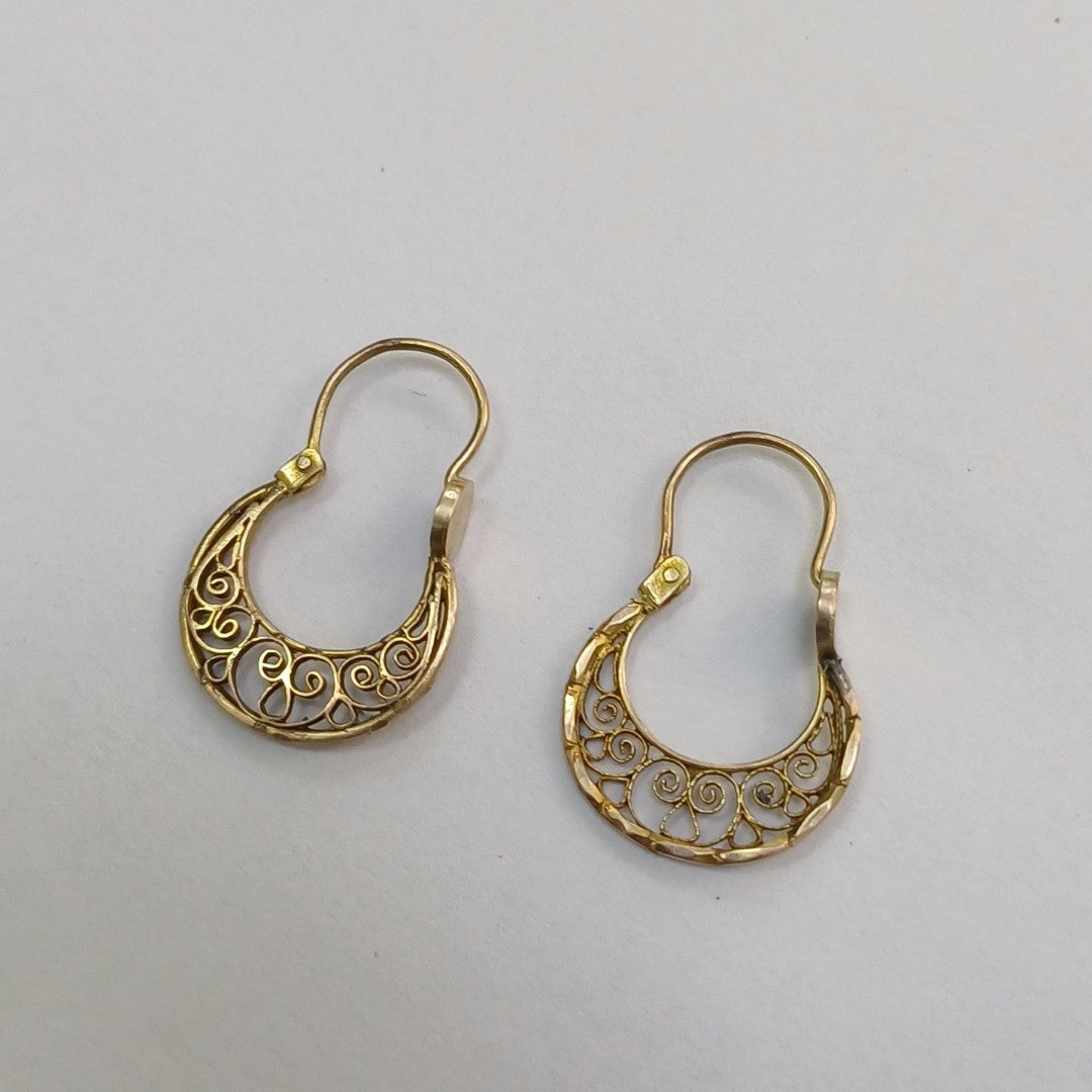 ARETES PAR ORO 8 K 2,40 GRMS (SEMINUEVO)