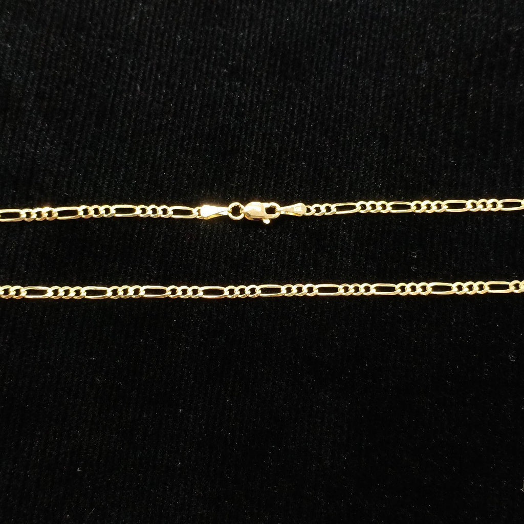CADENAS TEJIDO 3X1 ORO 14K 55 CM 5.2 GR (NUEVO)