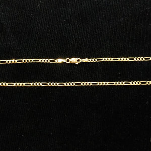 CADENAS TEJIDO 3X1 ORO 14K 55 CM 5.2 GR (NUEVO)