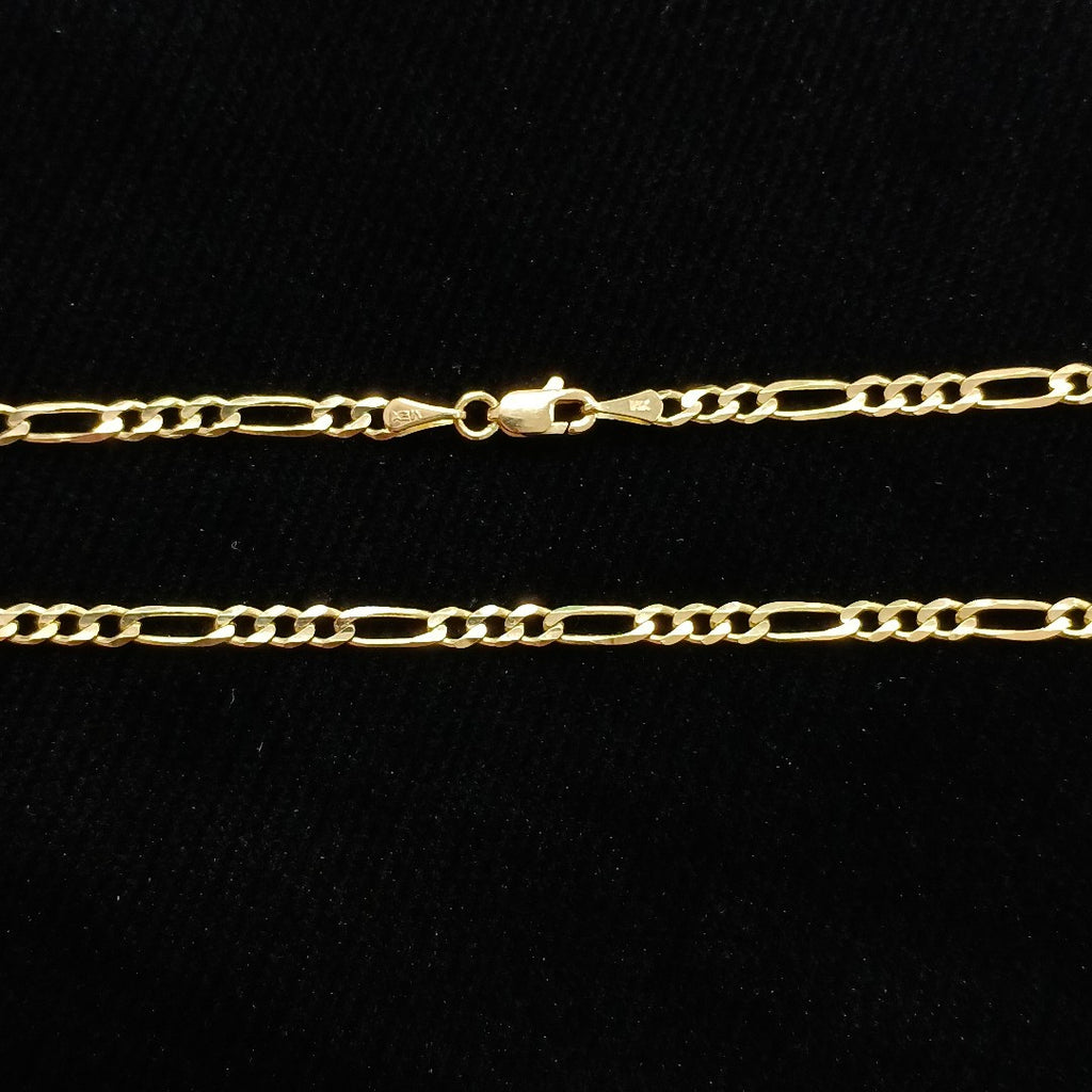 CADENAS 3X1 ORO 14K 60 CM 8.9 GR (NUEVO)