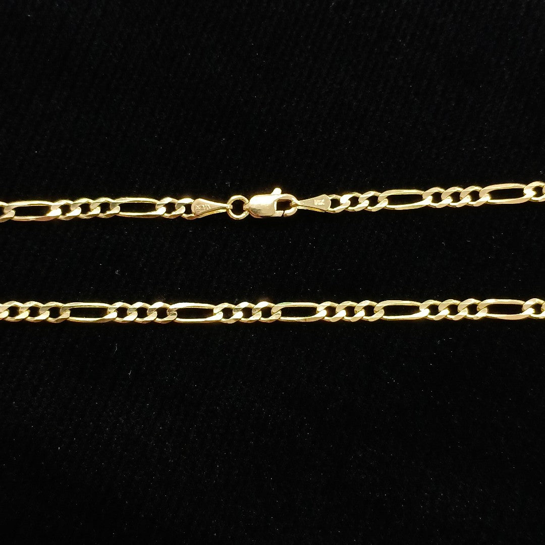 CADENAS 3X1 ORO 14K 60 CM 8.9 GR (NUEVO)