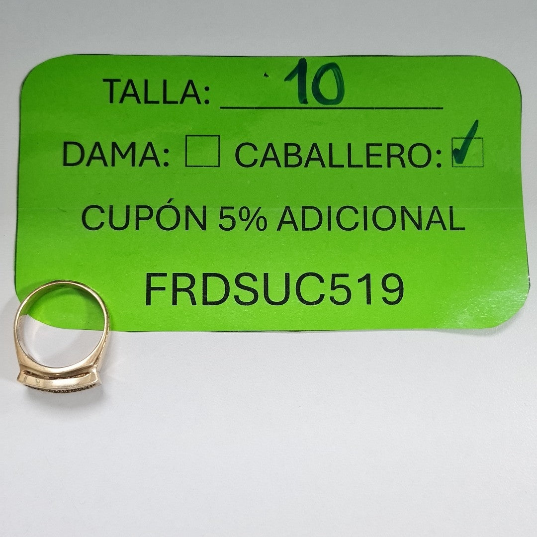 ANILLO ORO 10 K 11.1 GRMS (SEMINUEVO)