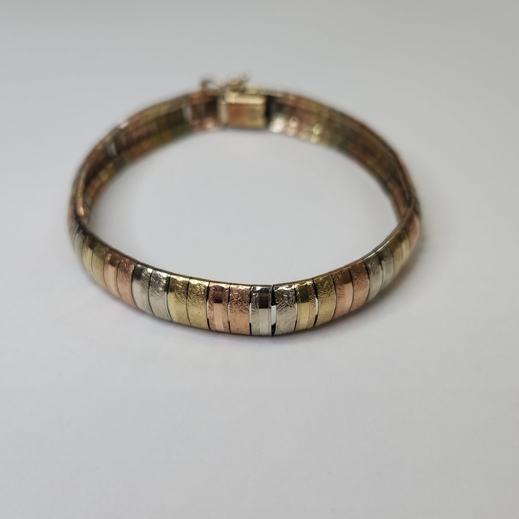 PULSERA ORO,ORO COMBINADO 10 K 16,80 GRMS (SEMINUEVO)