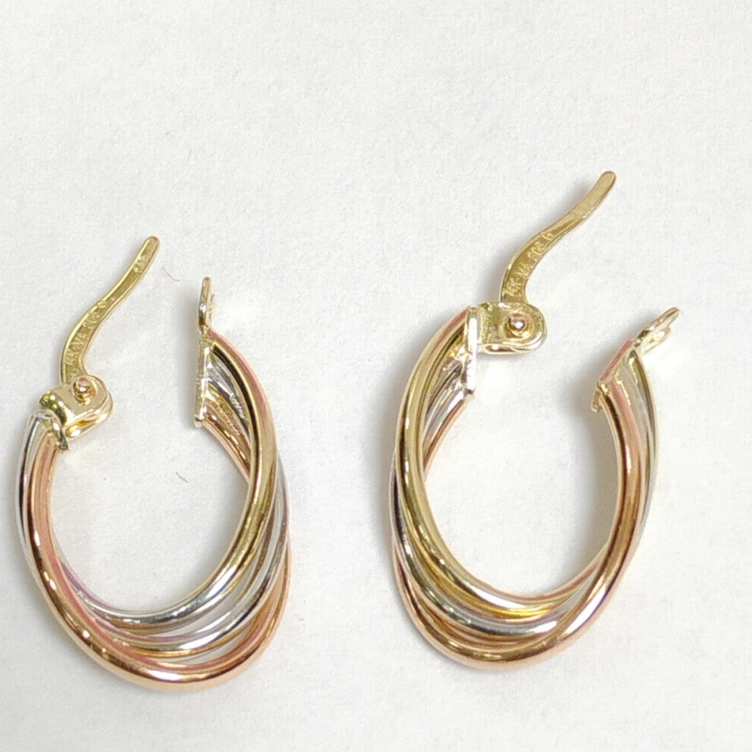 ARRACADAS ORO 14K 1.5 (NUEVO)