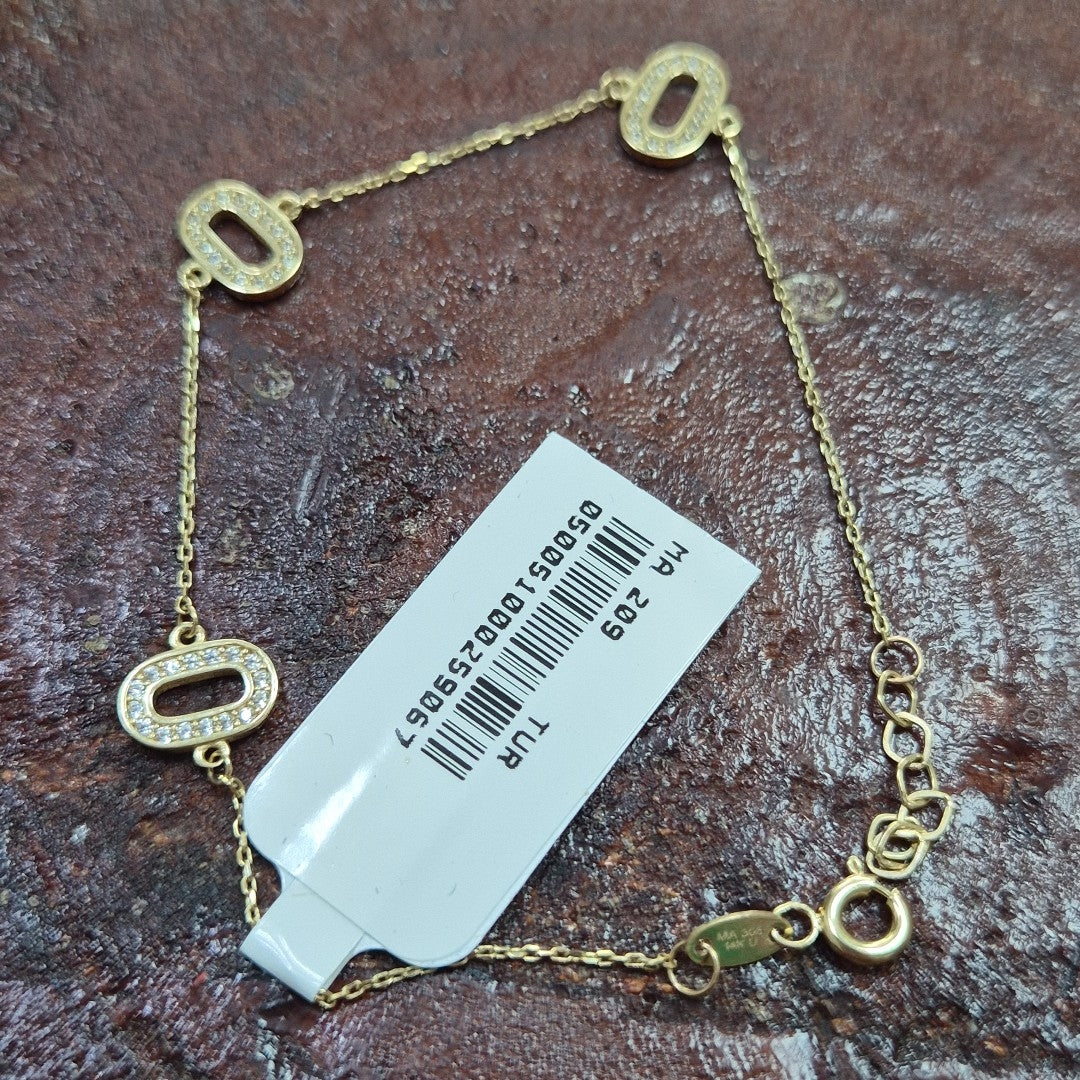 PULSERAS DAMA ORO 14K 1.7 (NUEVO)
