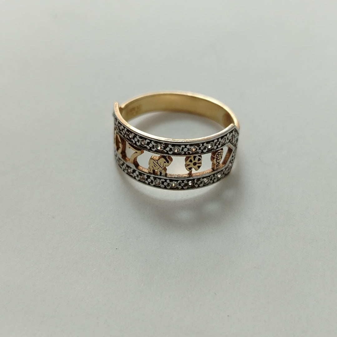 ARGOLLA DE LA SUERTE ORO 14 K 2,60 GRMS (SEMINUEVO)