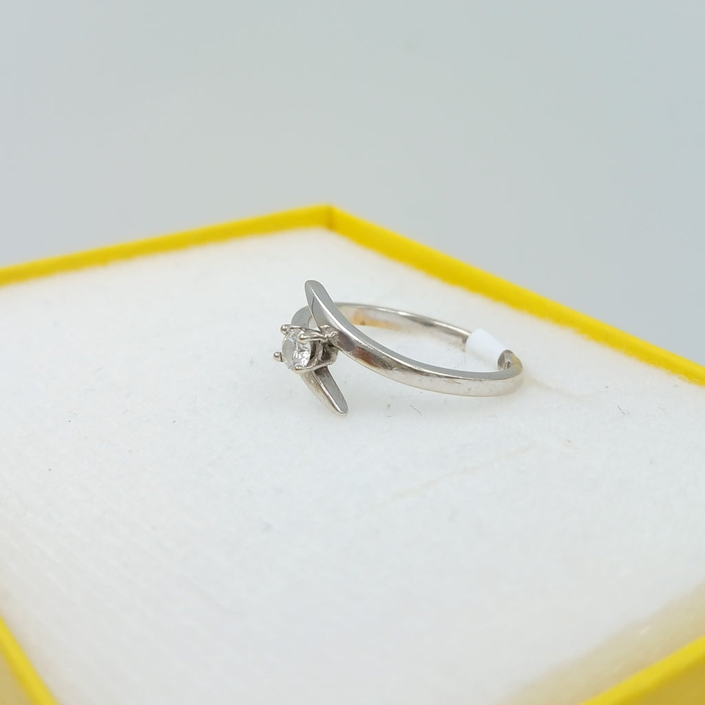 ANILLITO ORO BLANCO 14 K 2.4 GRMS (SEMINUEVO)