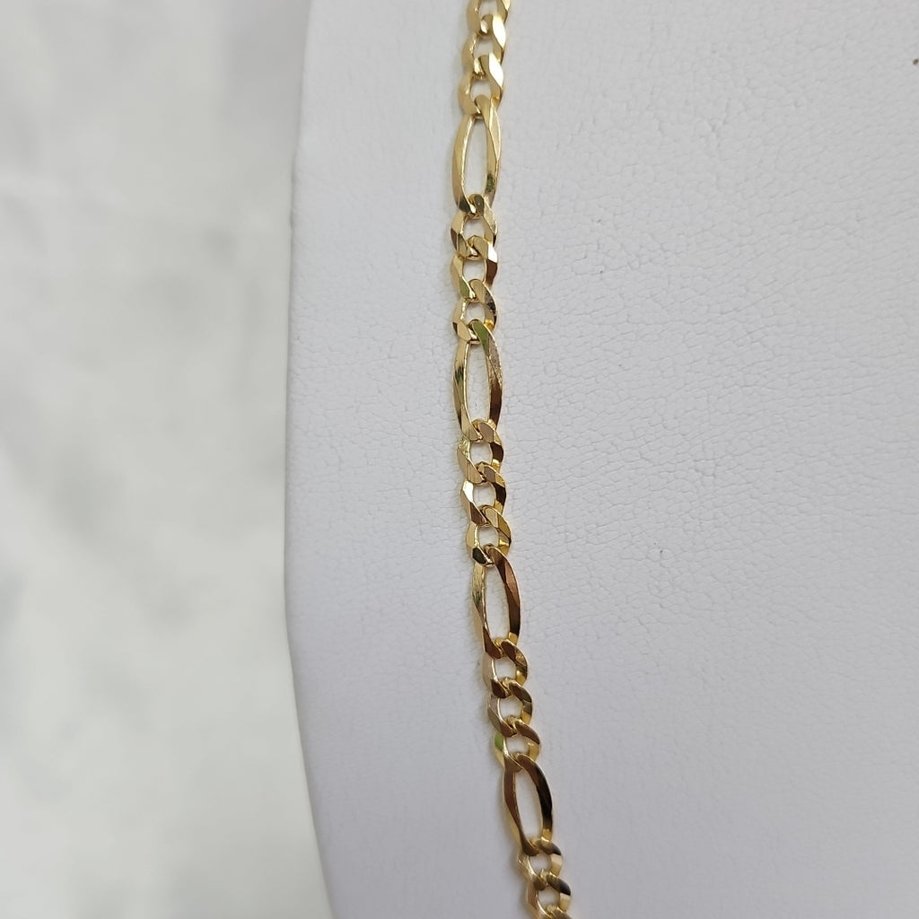 CADENAS TEJIDO 3X1 ORO 14K 60 CM 13.6 GR (NUEVO)