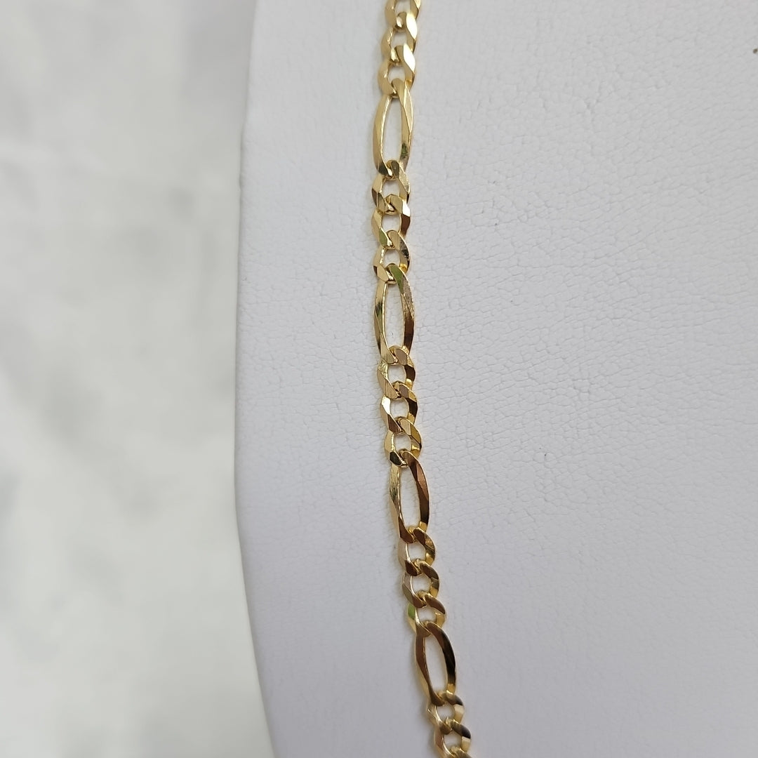 CADENAS TEJIDO 3X1 ORO 14K 60 CM 13.6 GR (NUEVO)