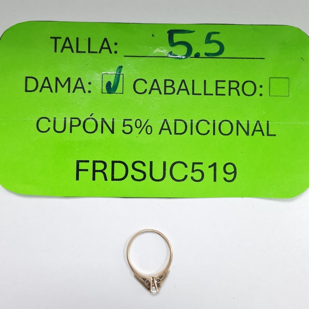 ANILLO ORO 10 K 2 GRMS (SEMINUEVO)