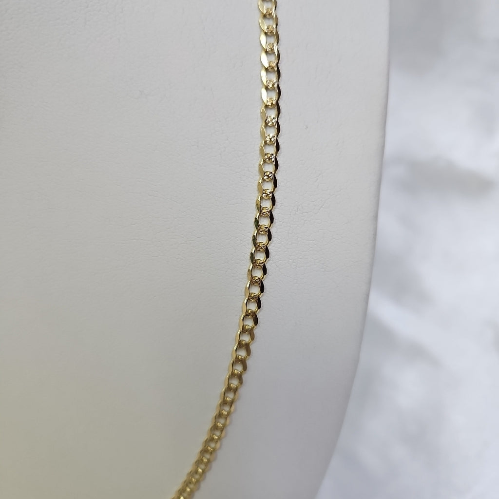 CADENAS BARBADA ORO 14K 55 CM 13 GR (NUEVO)
