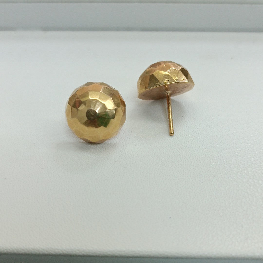 ARETES PAR ORO 18 K 2.8 GRMS (SEMINUEVO)