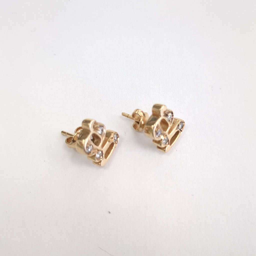 ARETES PAR ORO 14 K 5.7 GRMS (SEMINUEVO)
