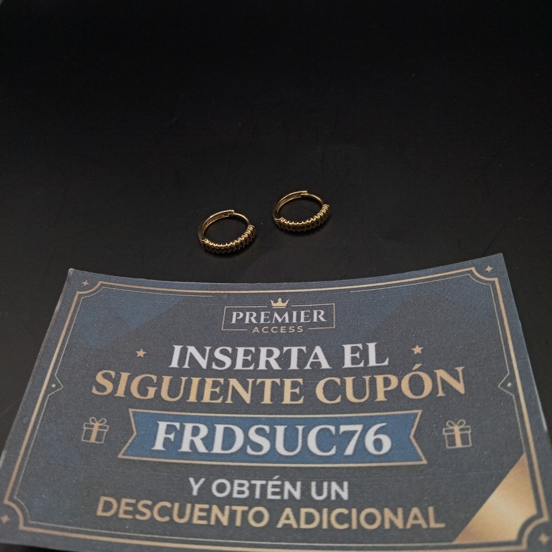 HUGGIES ORO 14K 1.3 (NUEVO)