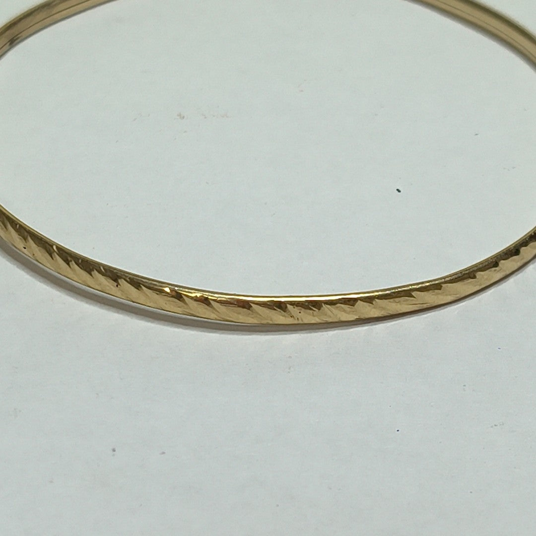 PULSERA RIGIDA ORO 10 K 3.5 GRMS (SEMINUEVO)