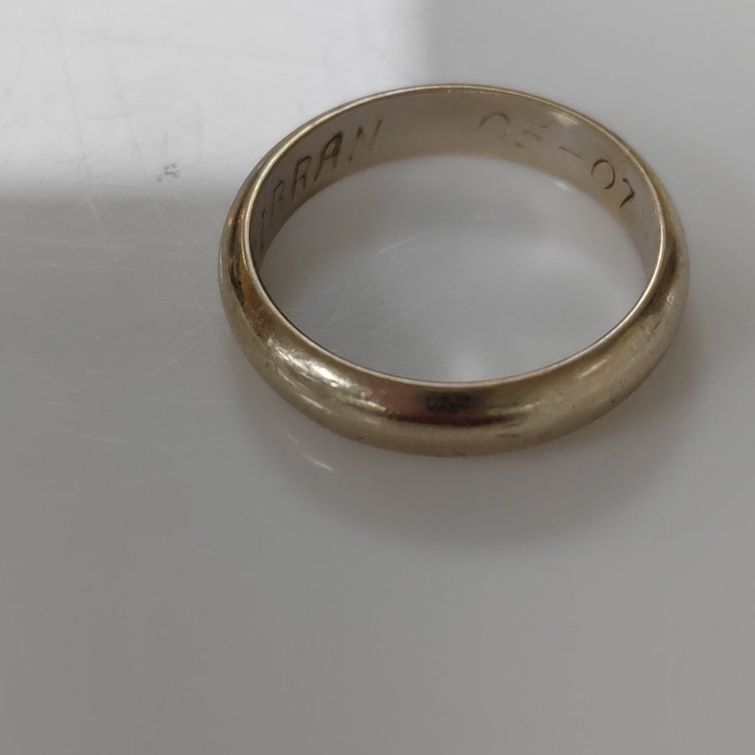 ARGOLLA ORO BLANCO 14 K 3.9 GRMS (SEMINUEVO)