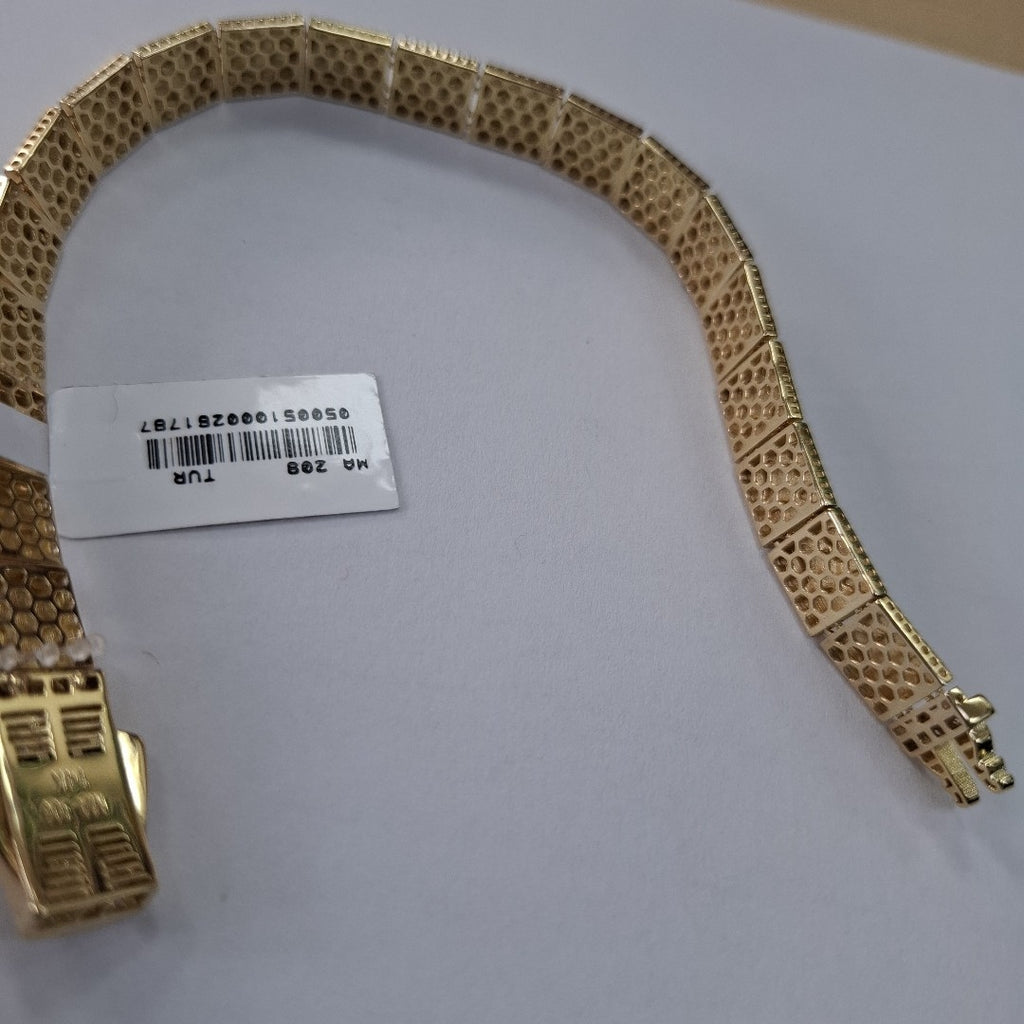 PULSERAS CABALLERO ORO 14K 16.5 (NUEVO)