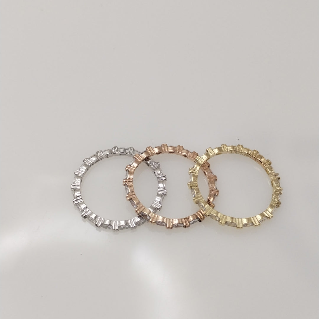 ANILLITO ORO COMBINADO 10 K 3.1 GRMS (SEMINUEVO)