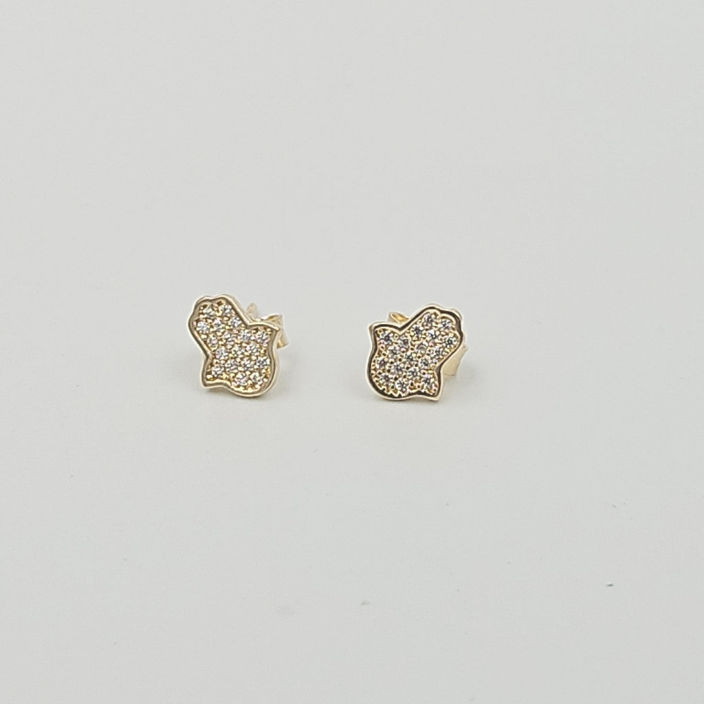 BROQUELES ORO 14K 1.3 (NUEVO)