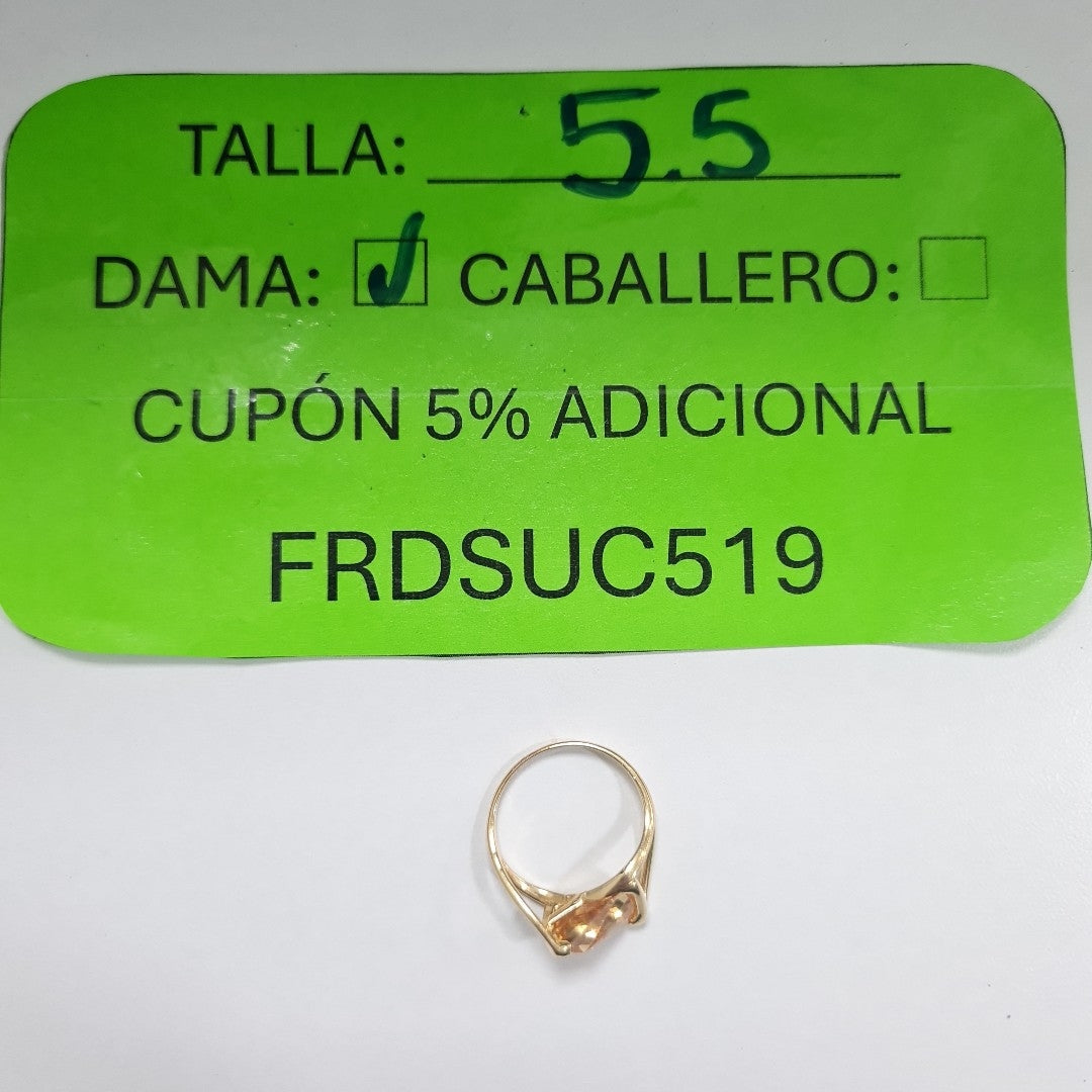 ANILLO ORO 14 K 2.3 GRMS (SEMINUEVO)