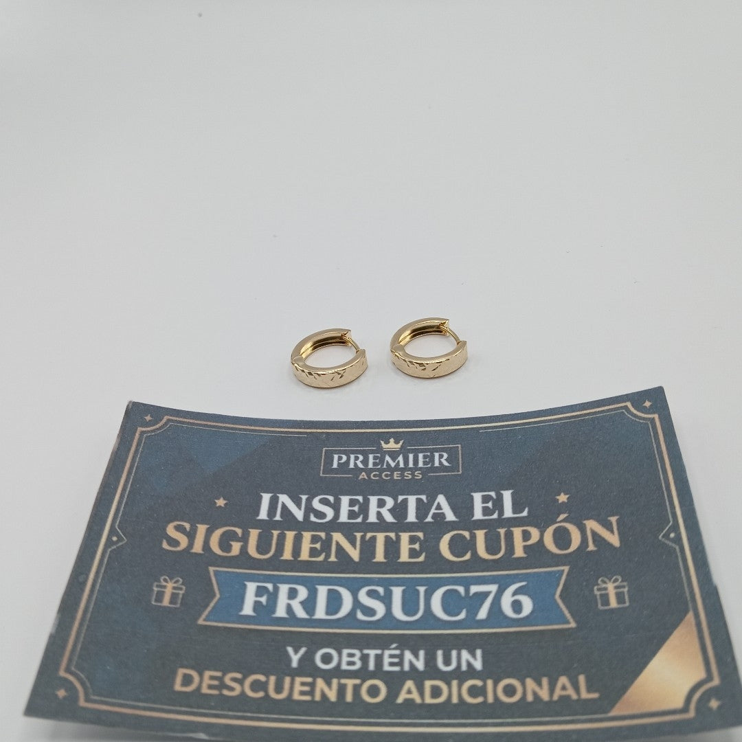 HUGGIES ORO 14K 1.2 (NUEVO)