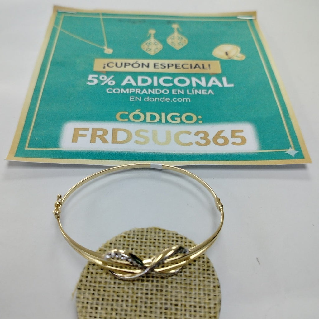 PULSERA RIGIDA ORO 14 K 5.2 GRMS (SEMINUEVO)