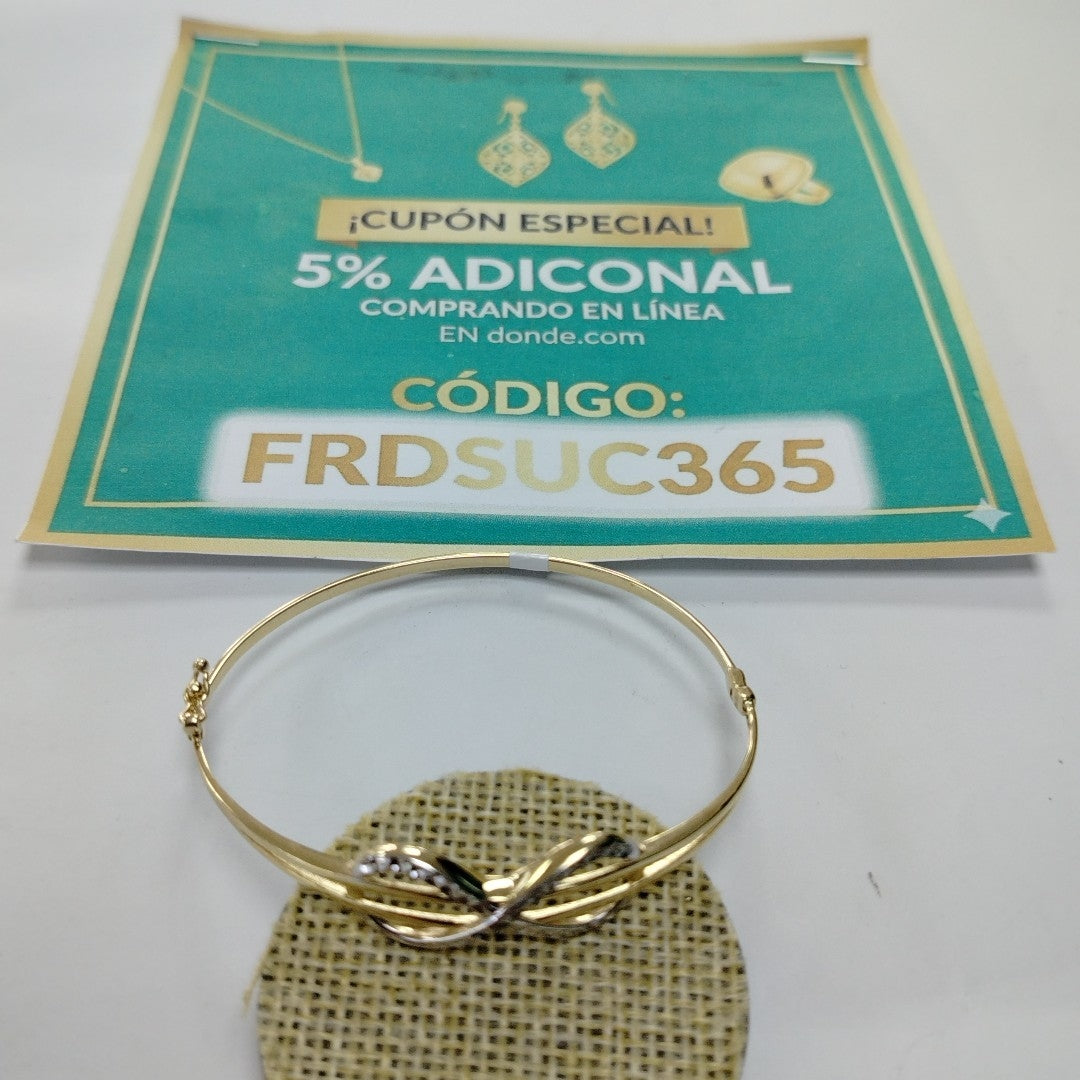 PULSERA RIGIDA ORO 14 K 5.2 GRMS (SEMINUEVO)