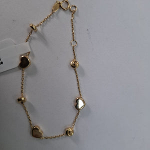 PULSERAS DAMA ORO 14K 1.3 (NUEVO)