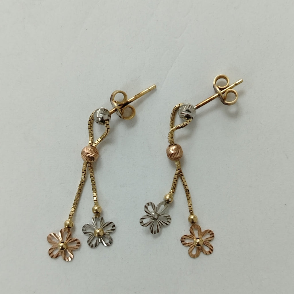 BROQUELES PAR ORO 14 K 1.9 GRMS (SEMINUEVO)