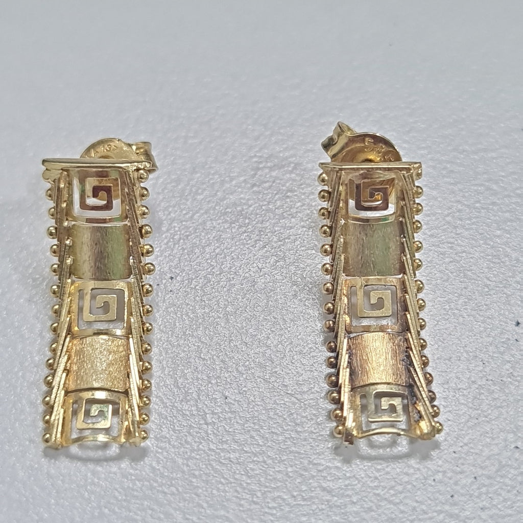 BROQUELES PAR ORO 14 K 2 GRMS (SEMINUEVO)