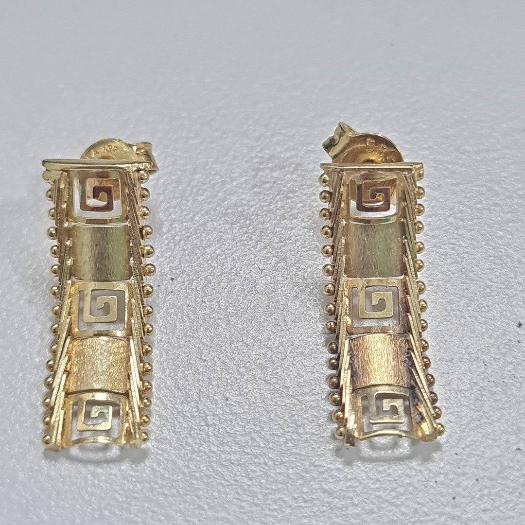 BROQUELES PAR ORO 14 K 2 GRMS (SEMINUEVO)
