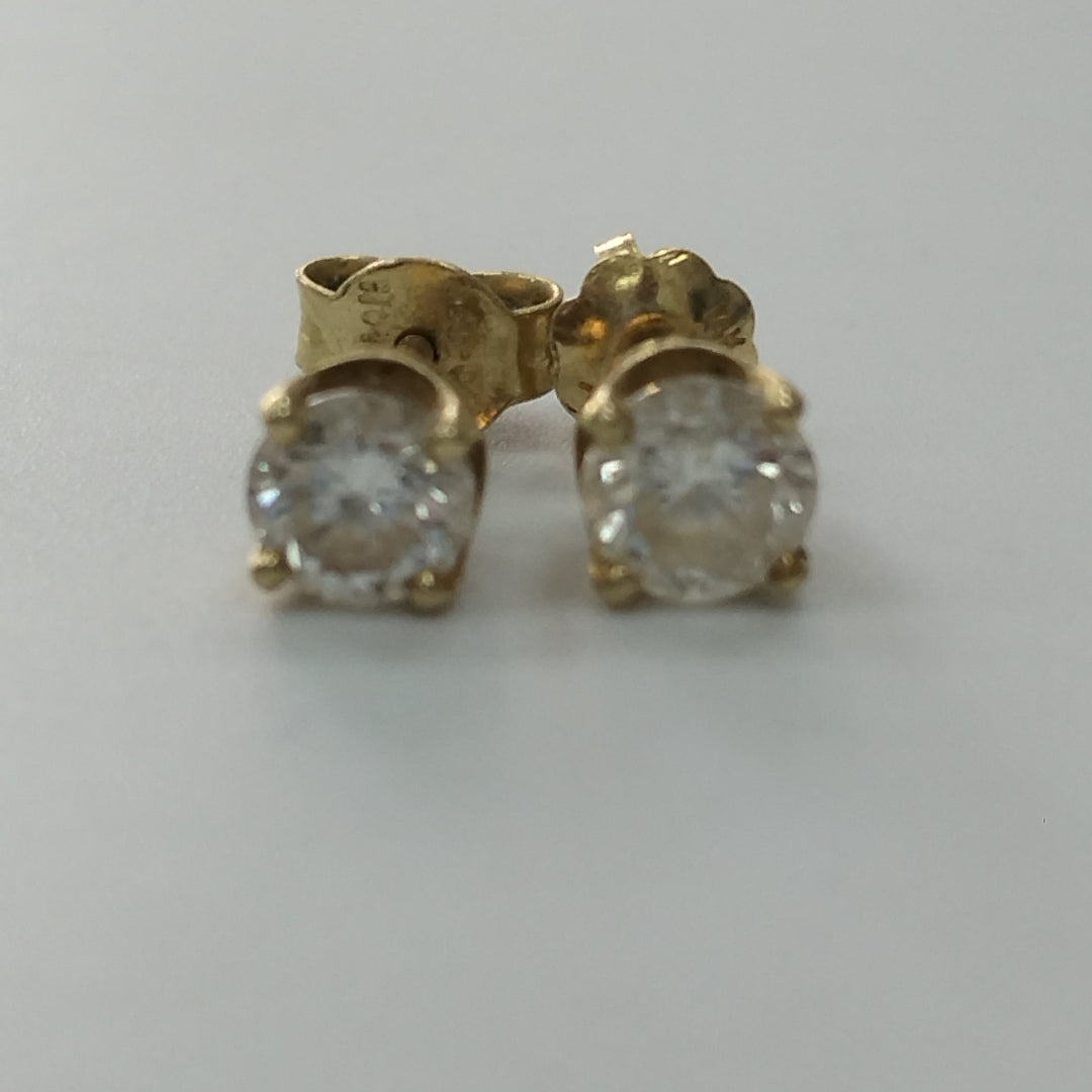 ARETES PAR ORO 14 K 1,20 GRMS (SEMINUEVO)