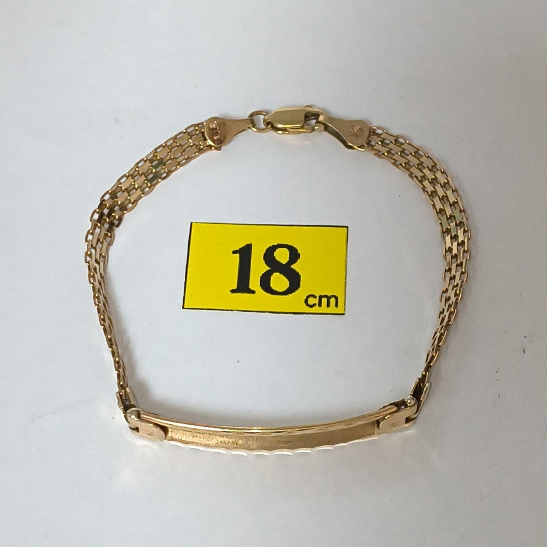 ESCLAVA ORO 10 K 4.9 GRMS (SEMINUEVO)