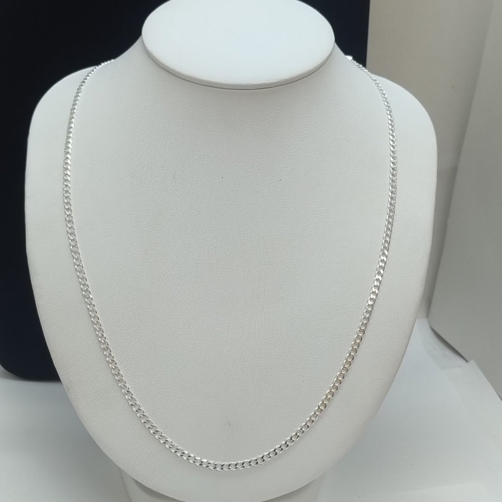 CADENA BARBADA PLATA .925 60 CM 9.62 GR (NUEVO)