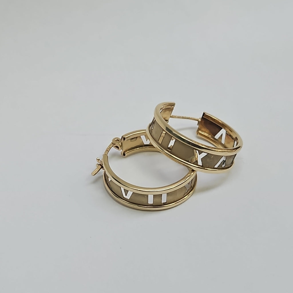 ARRACADAS PAR ORO 14 K 2,80 GRMS (SEMINUEVO)