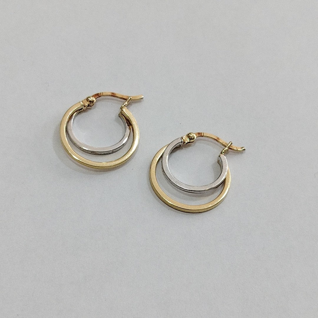 ARRACADAS PAR ORO 14 K 1.3 GRMS (SEMINUEVO)