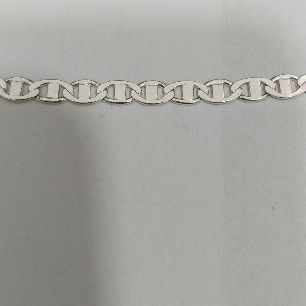 PULSERA TEJIDO GUCHI PLATA .925 18 CM 3.4 GR (NUEVO)