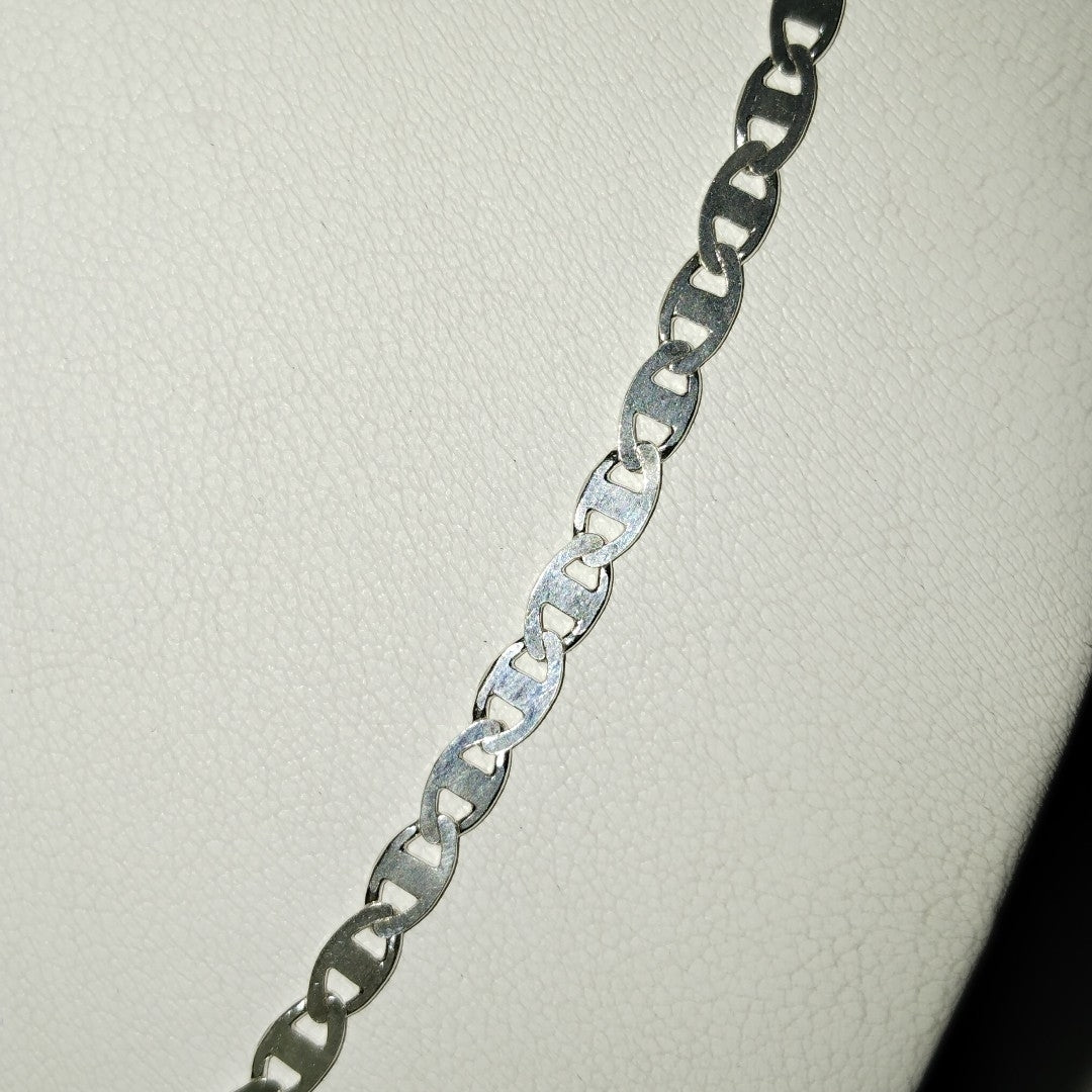 CADENA TEJIDO GUCHI PLATA .925 60 CM 9.1 GR (NUEVO)