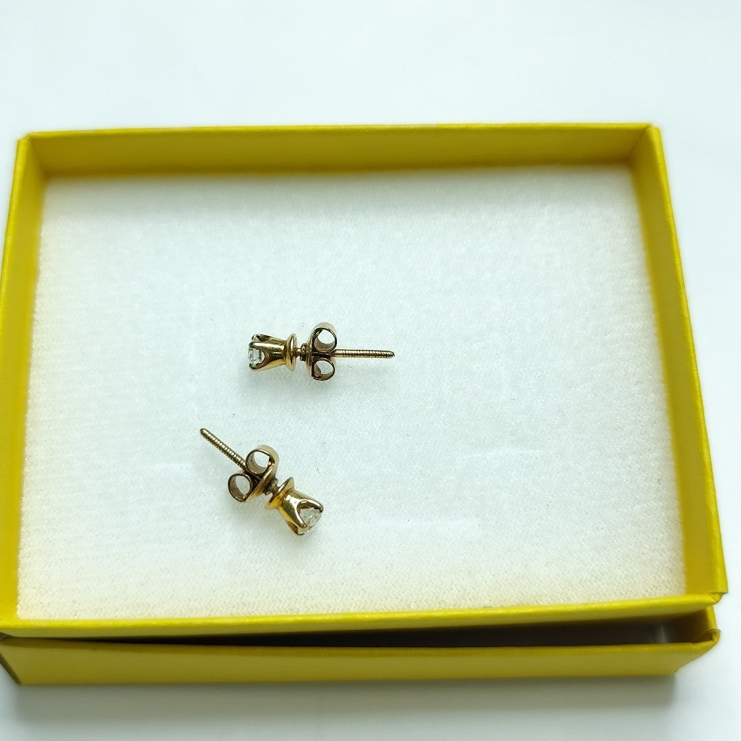 BROQUELES PAR ORO 14 K 1,70 GRMS (SEMINUEVO)