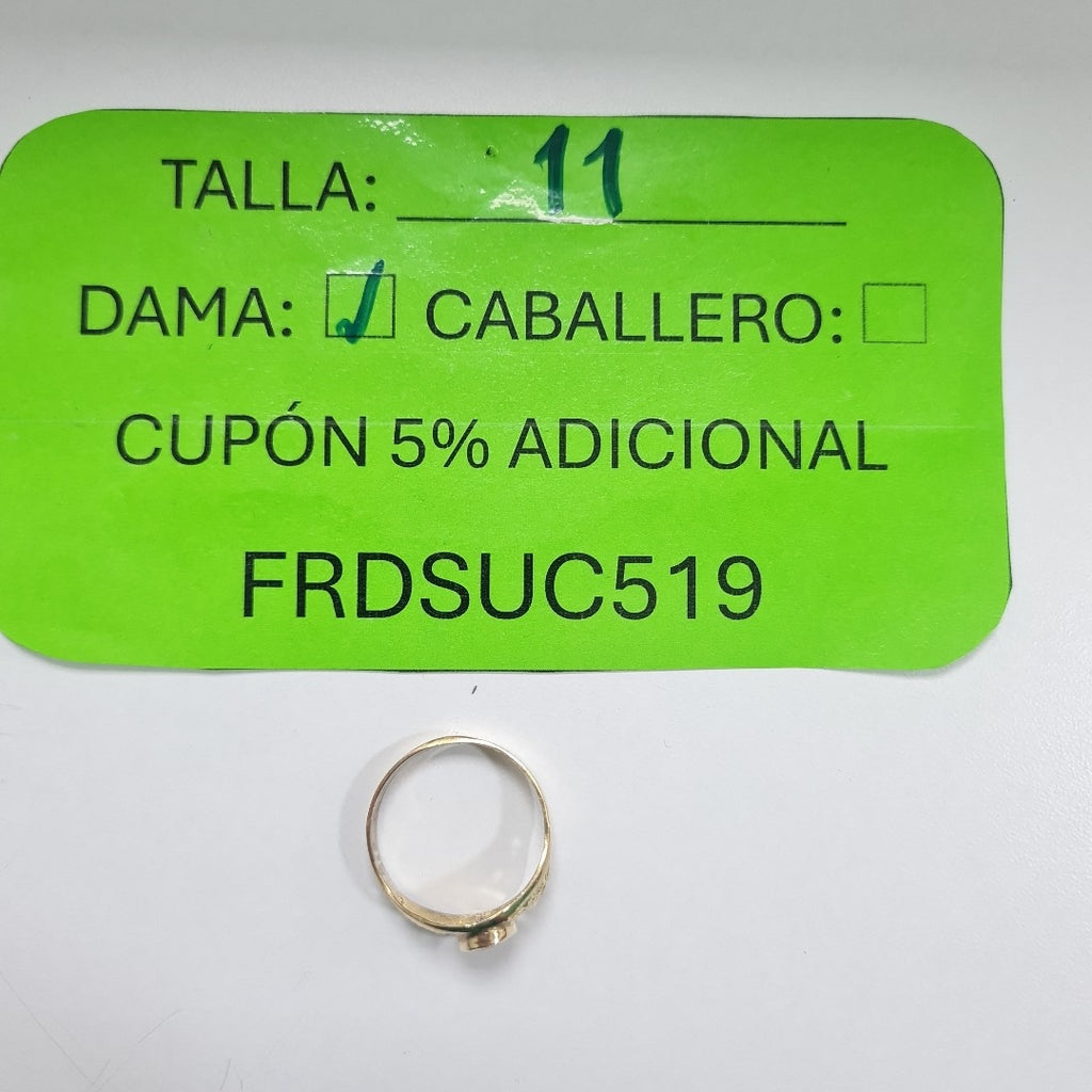 ANILLO ORO 10 K 3.2 GRMS (SEMINUEVO)