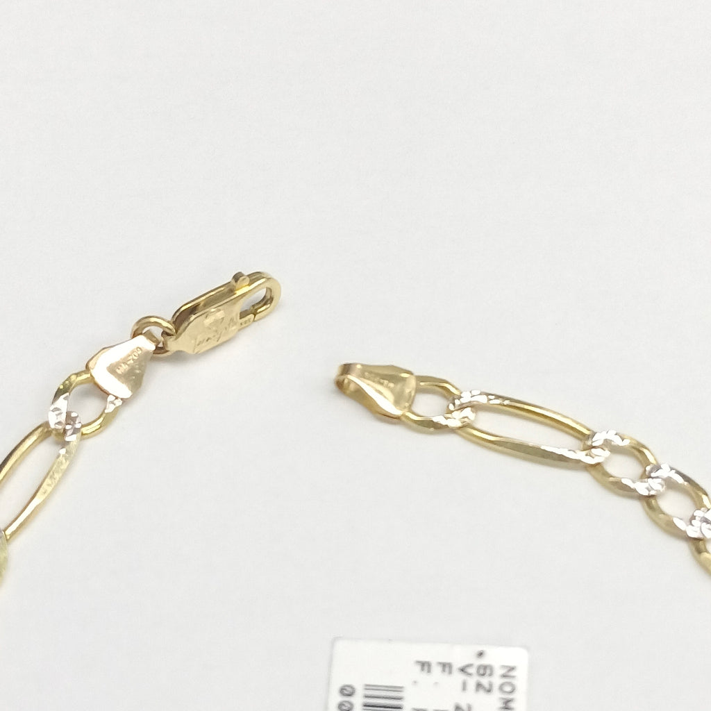 PULSERA ORO, RODIADO 14 K 6.3 GRMS (SEMINUEVO)