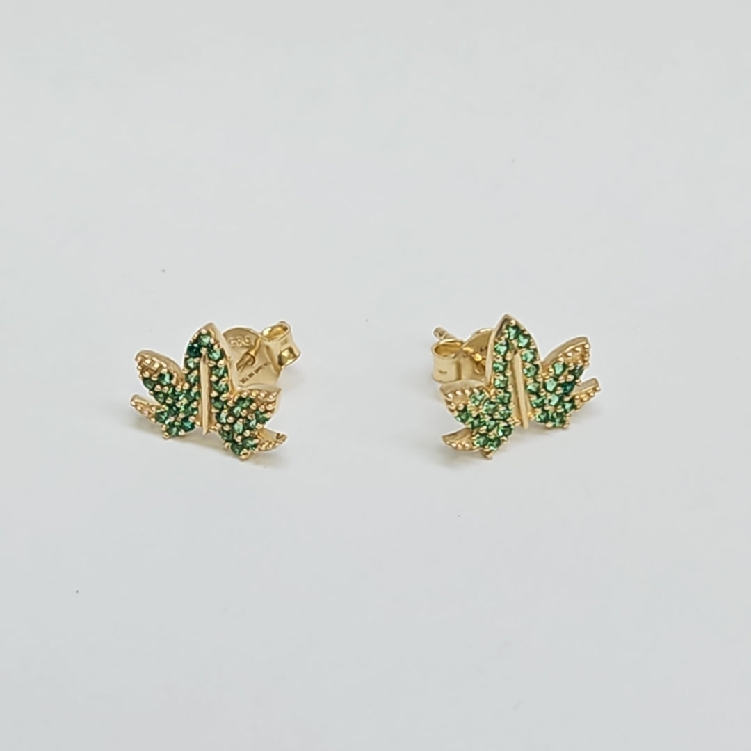 BROQUELES ORO 14K 1.5 (NUEVO)
