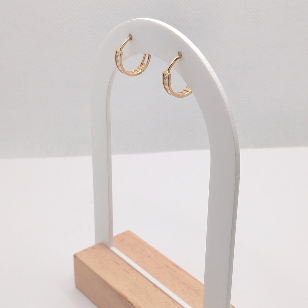 ARRACADAS PAR ORO 14 K 1.1 GRMS (SEMINUEVO)