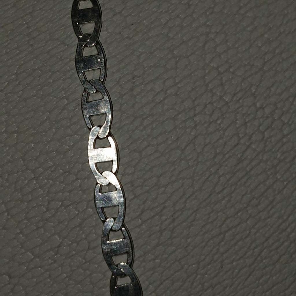 CADENA TEJIDO ESPEJO PLATA .925 55 CM 3.8 GR (NUEVO)