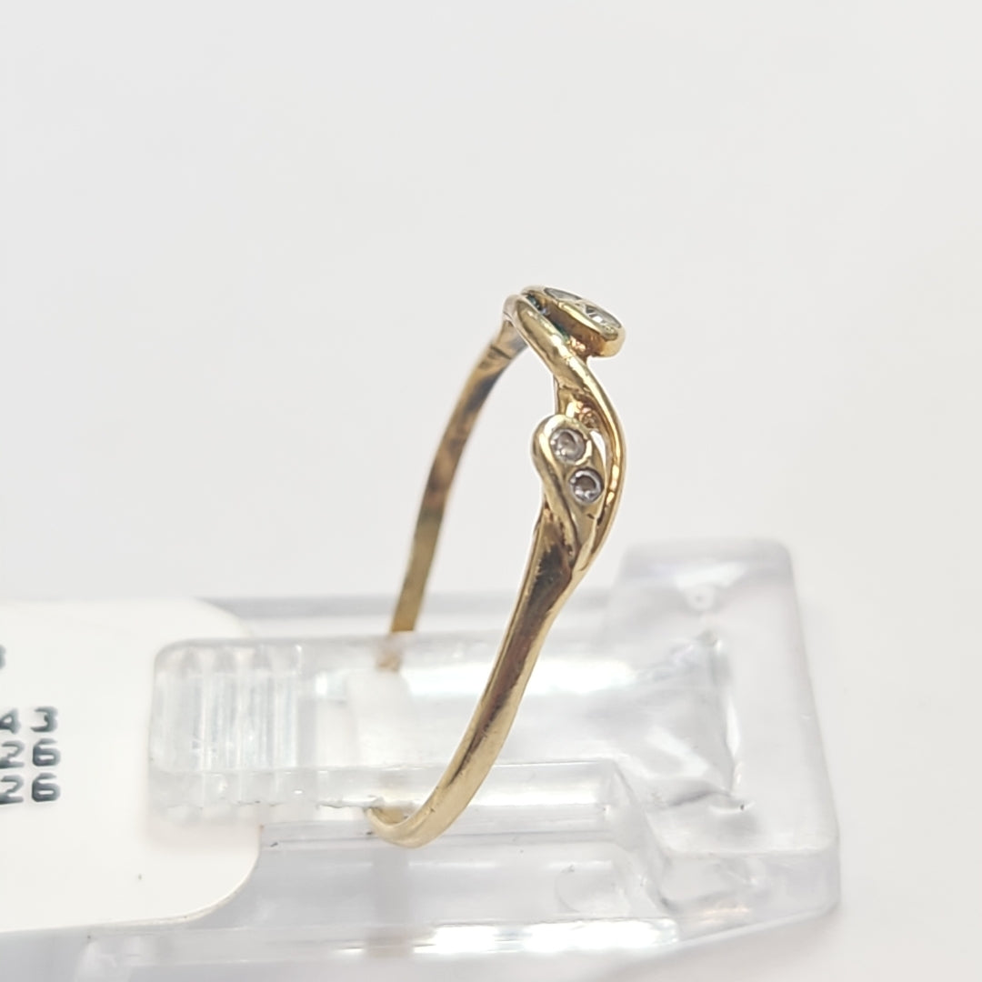 ANILLO ORO 10 K 0,70 GRMS (SEMINUEVO)