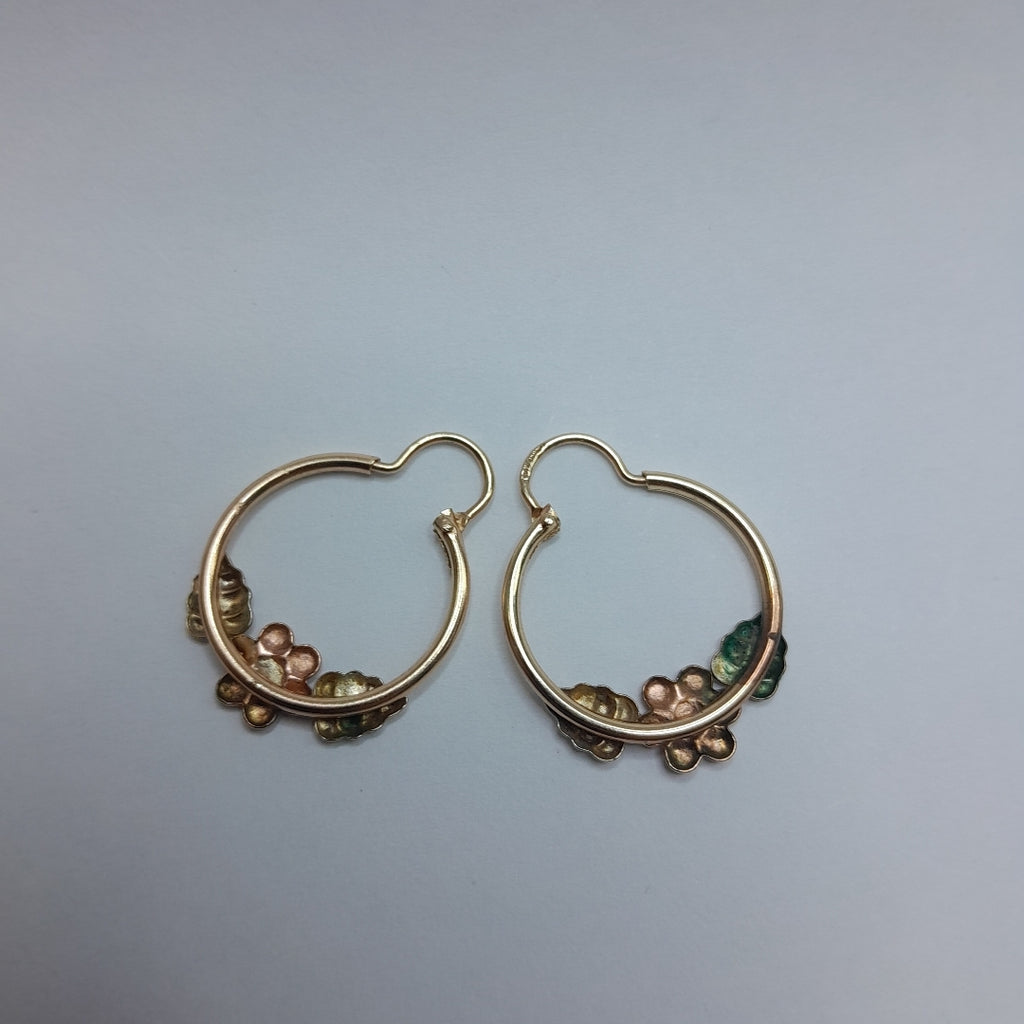 ARRACADAS PAR ORO 10 K 1.9 GRMS (SEMINUEVO)