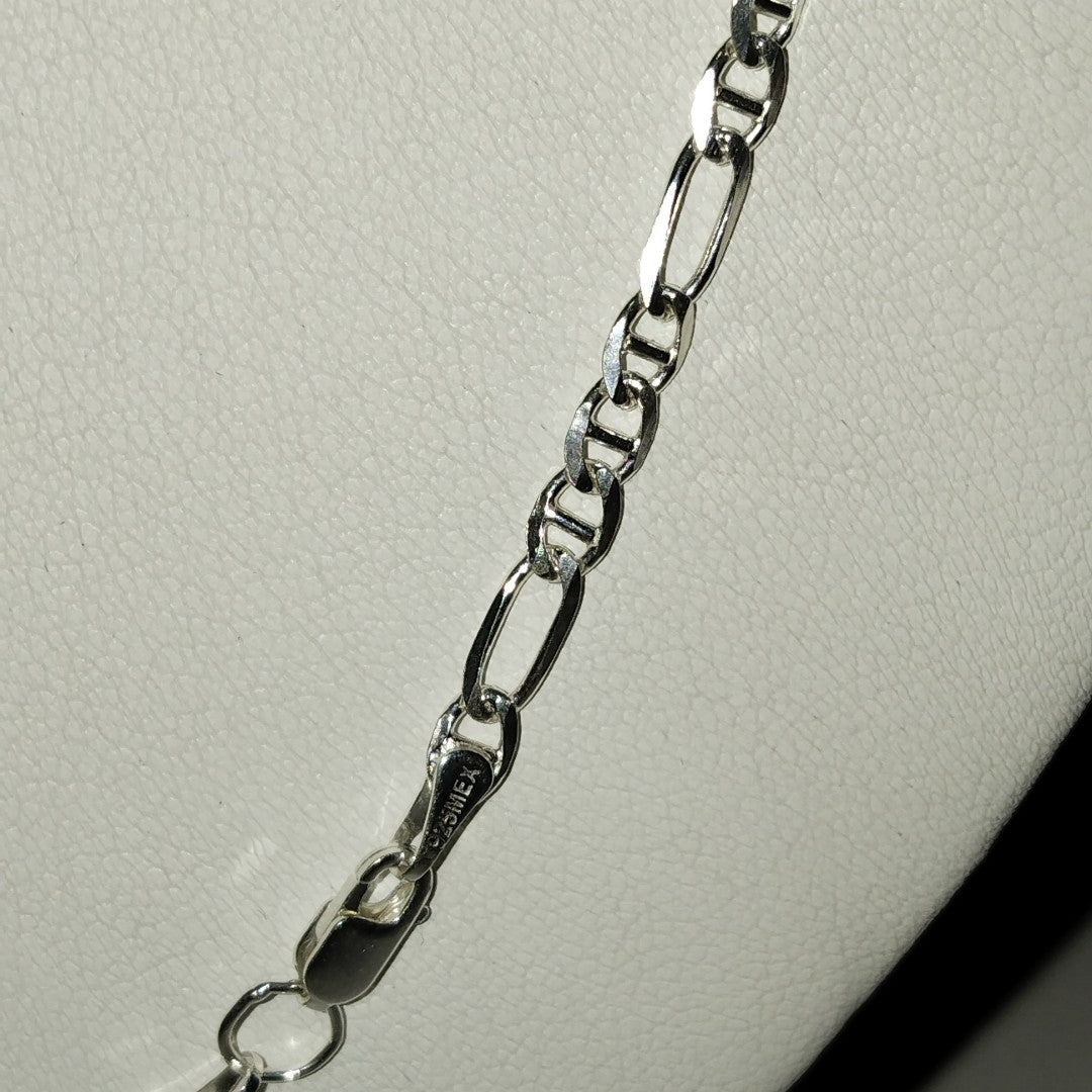CADENA TEJIDO 3X1 PLATA .925 60 CM 8.2 GR (NUEVO)